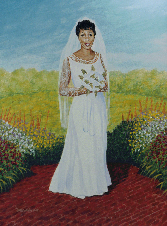 Wedding Day Painting by Stacy C Bottoms