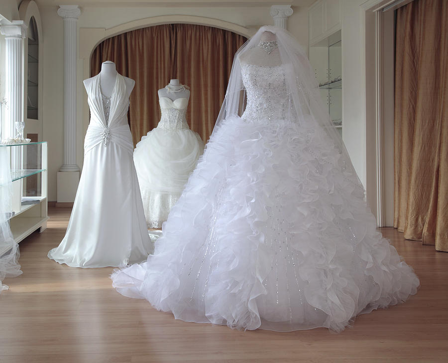 Wedding dresses Photograph by Maria Toutoudaki