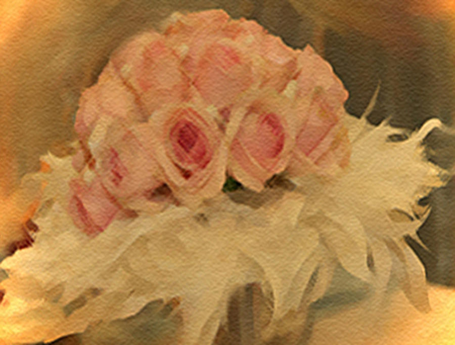 Rose Mixed Media - Wedding Flowers by Dennis Buckman