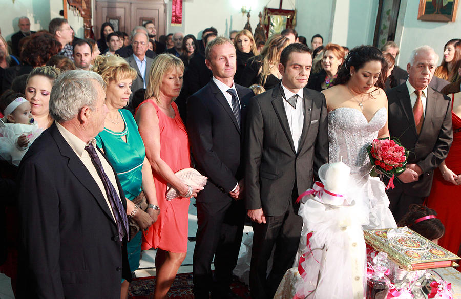 Wedding line-up Photograph by Paul Cowan