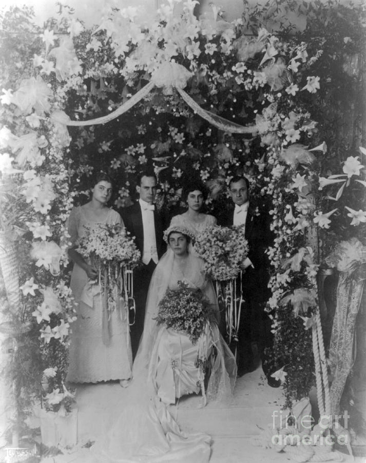 Wedding Party, 1909 Photograph by Science Source