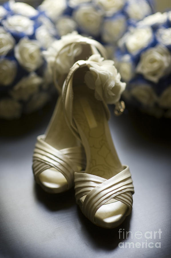 Wedding Shoes Photograph by Lee Avison