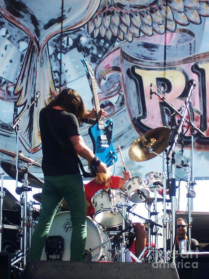 Foo Fighters Photograph - Weenie Beenie by De La Rosa Concert Photography