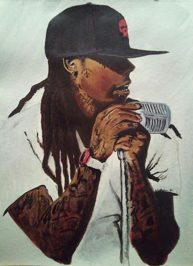 Lil Wayne Painting - Weezy by  Andre Alexander