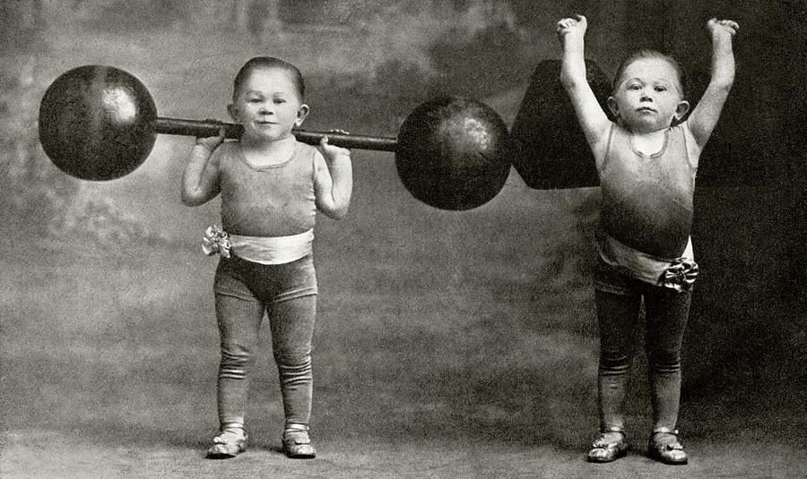 Bela Photograph - Weightlifting Dwarfism Exhibits by American Philosophical Society