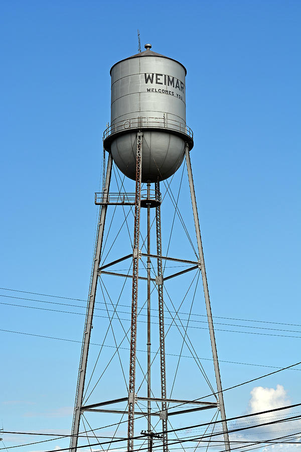 Weimar Texas Water Tower Photograph by Connie Fox