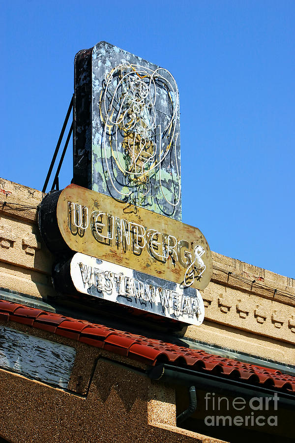 Weinberg Western Wear Photograph by Lawrence Burry