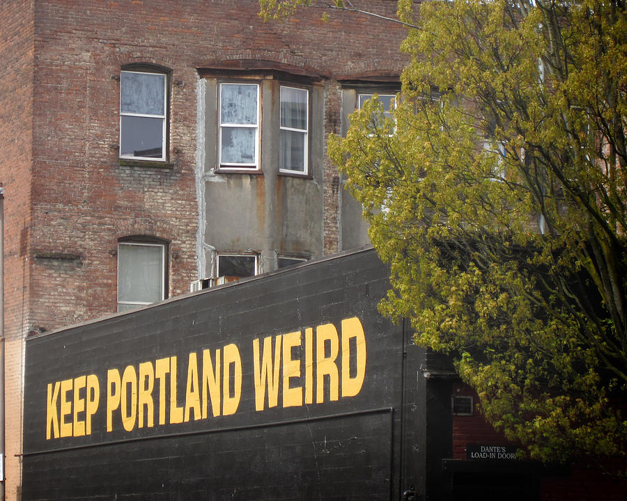 Weird Portland Photograph by Nancy Ingersoll