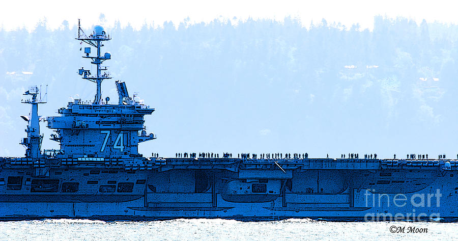 Welcome Home Navy Ship John C. Stennis Photograph by Tap On Photo