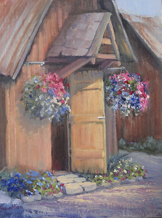 Welcome In Painting by Judy Fischer Walton