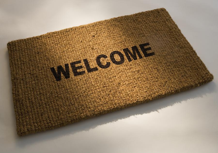 Welcome mat Photograph by Tetra Images