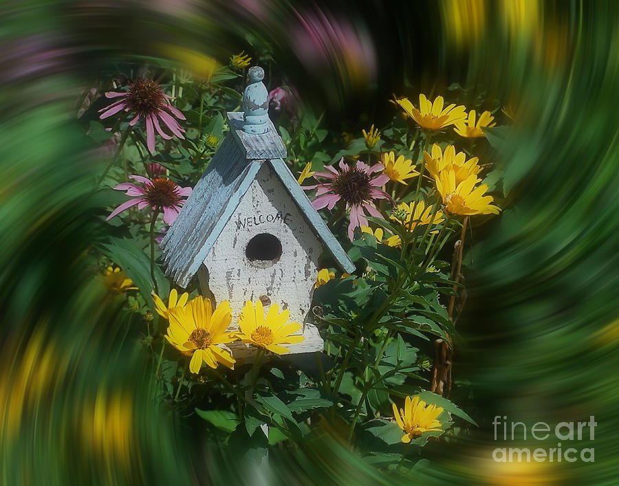 Welcome Birdhouse Photograph by Smilin Eyes Treasures