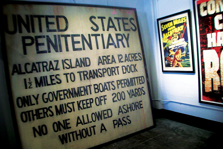 Alcatraz Photograph - Welcome to Alcatraz by Colin Dewe