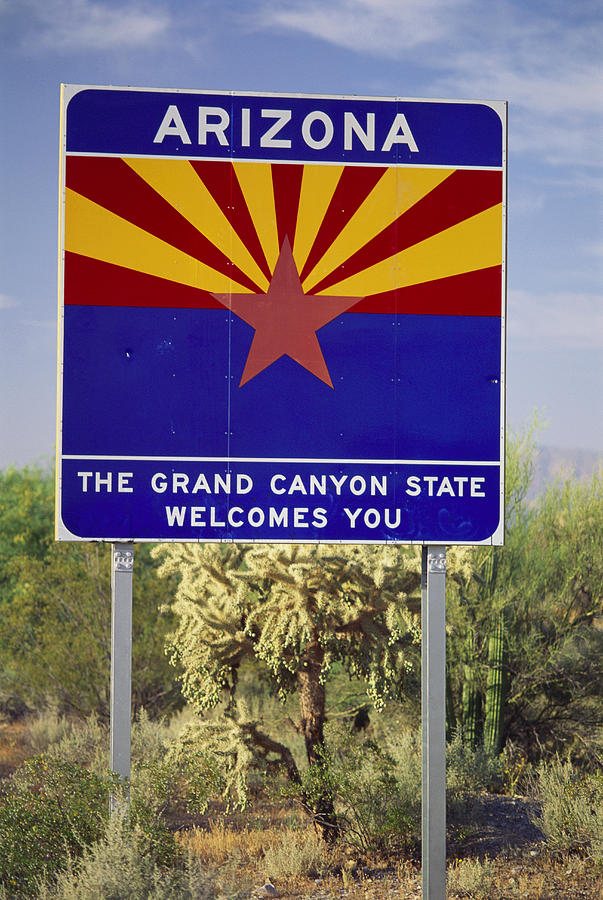 Welcome To Arizona Photograph by James Steinberg