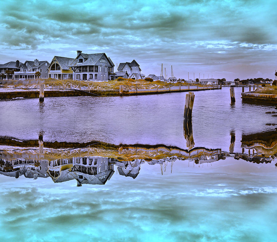 Cottage Photograph - Welcome to Bald Head Island II by Betsy Knapp