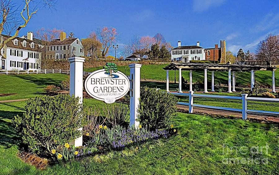 Welcome to Brewster Gardens Photograph by Janice Drew