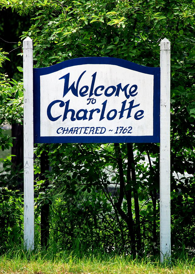 Welcome to Charlotte Photograph by Caroline Stella