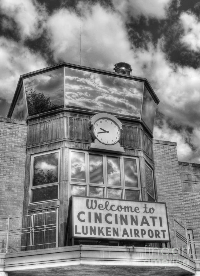 Welcome To Cincinnati 2 BW Photograph by Mel Steinhauer