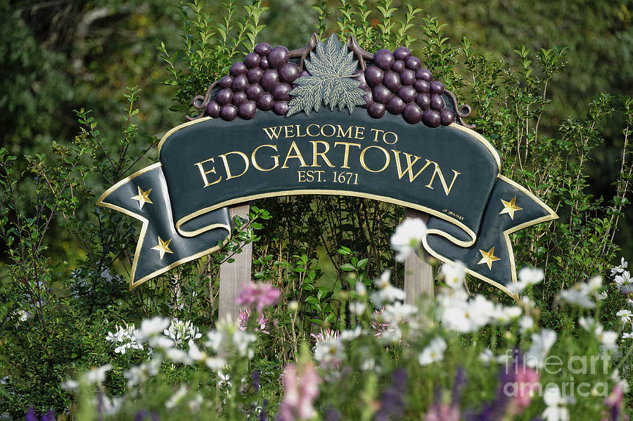 Flower Photograph - Welcome to Edgartown by John Greim