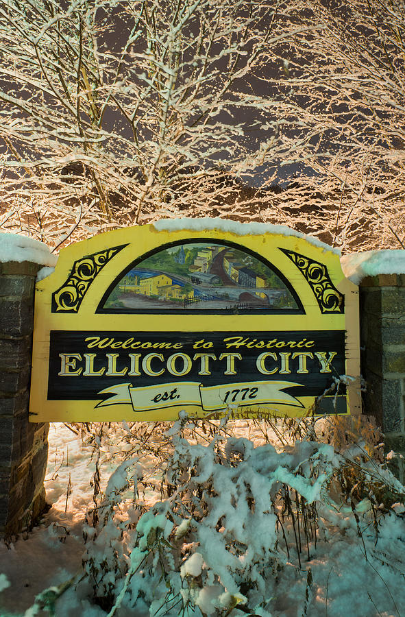 Welcome to Ellicott City Photograph by Dana Sohr
