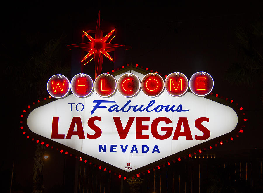 Welcome to Fabulous Las Vegas Photograph by Debby Richards