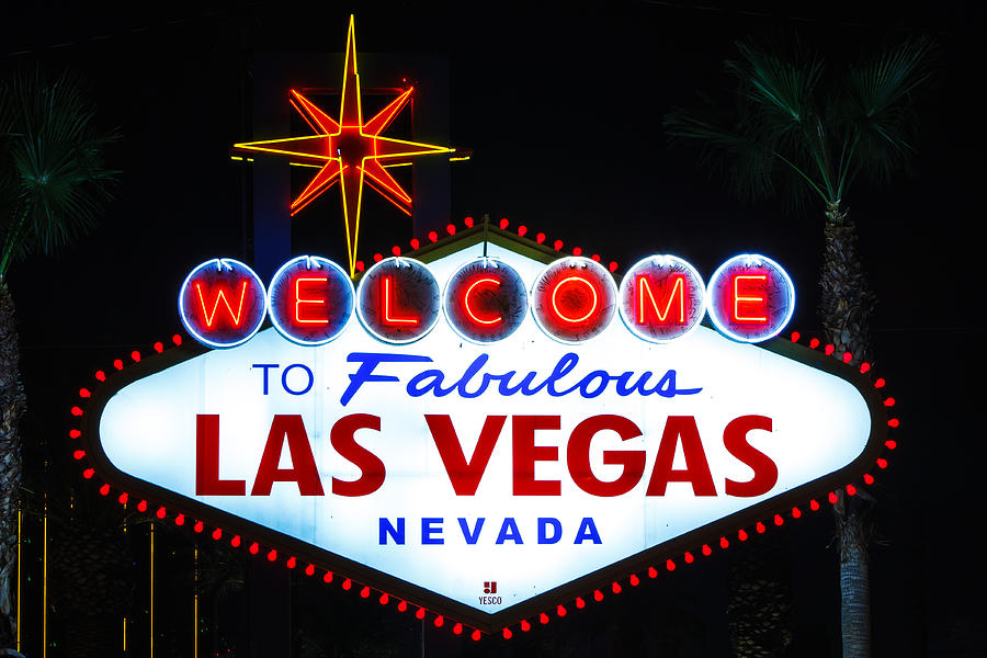 Las Vegas Photograph - Welcome To Fabulous Las Vegas  by James Marvin Phelps