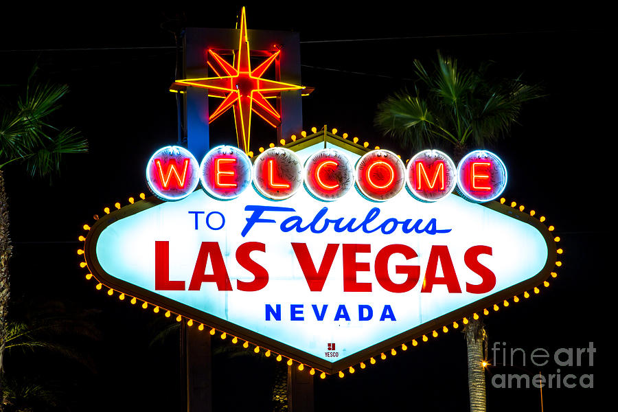 Welcome to Fabulous Las Vegas Photograph by John Daly