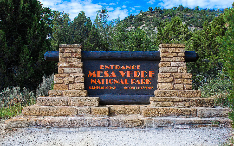 Welcome to Mesa Verde Photograph by Dany Lison