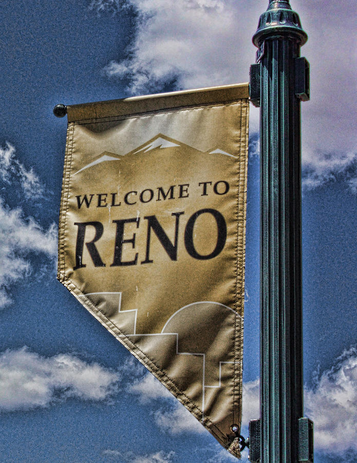 Welcome to Reno Digital Art by John Saunders