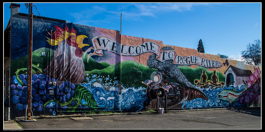 Welcome to Rogue River Oregon Photograph by Mick Anderson