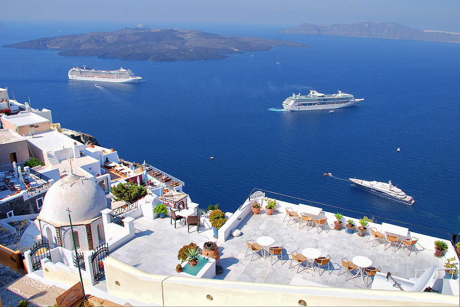 Welcome to Santorini Photograph by Andrei SKY