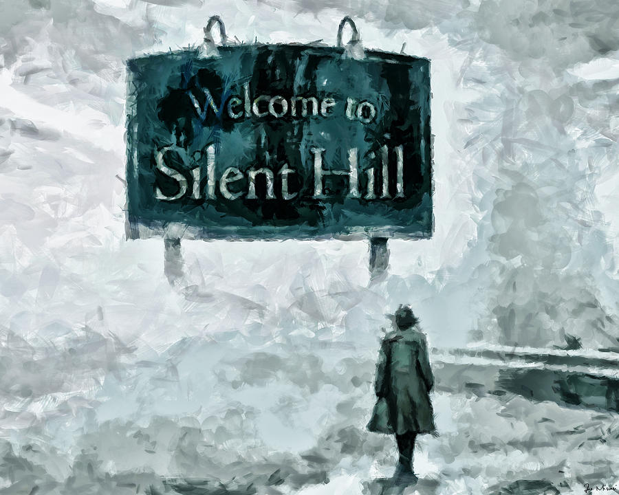 Welcome To Silent Hill Painting by Joe Misrasi