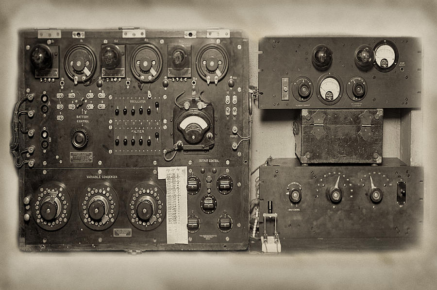 Vintage Photograph - Welcome to the Machine - Vintage Electronics by Bill Cannon