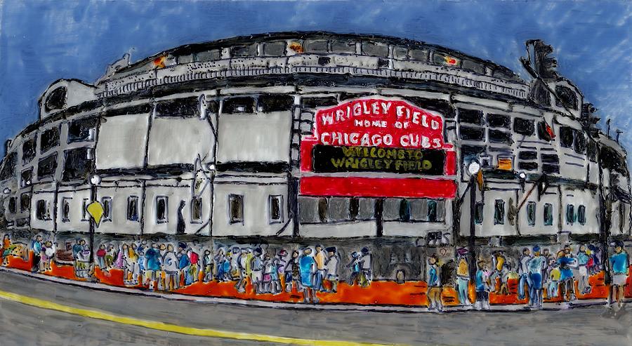 Welcome to Wrigley Field Painting by Phil Strang