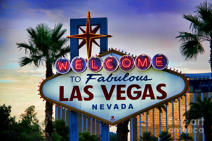 Las Vegas Photograph - Welcome to Your Best Vacation by Kasia Bitner
