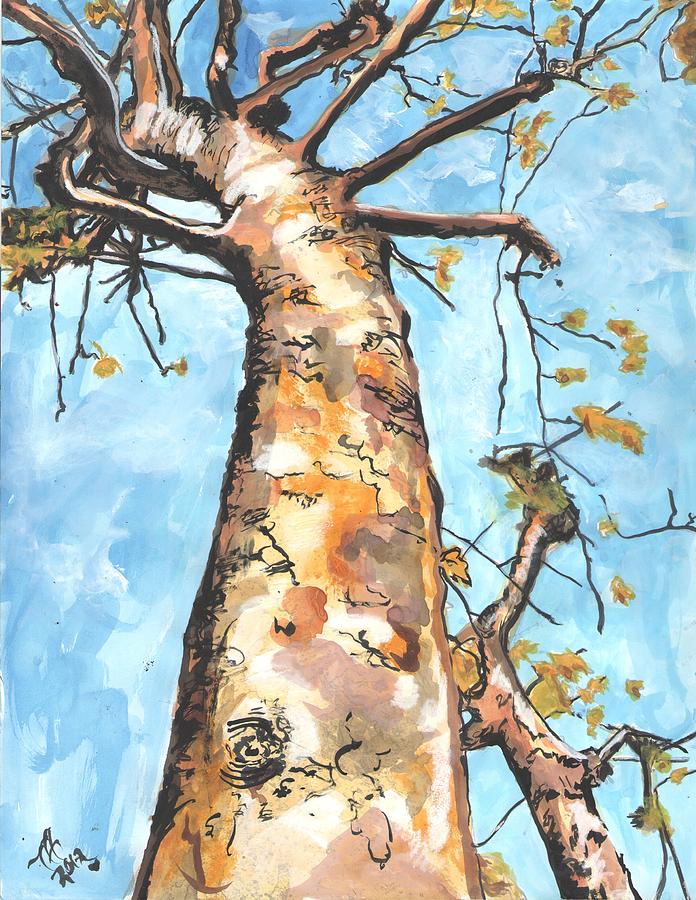 Welcome Wagon - Sycamore Tree Painting