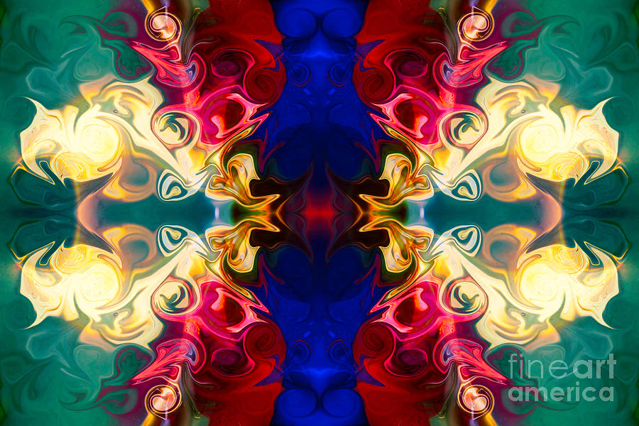 Vincent Van Gogh Digital Art - Welcoming A New Reality Abstract Pattern Artwork by Omaste Witko by Omaste Witkowski