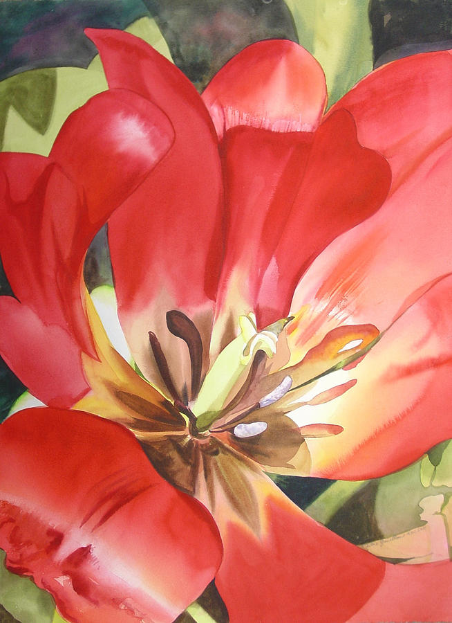 Welcoming Spring Painting by Marlene Gremillion