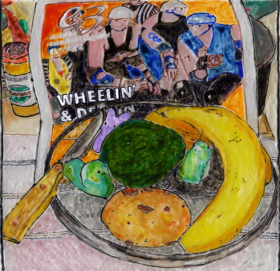 Banana Painting - Well Balanced Meal by Phil Strang