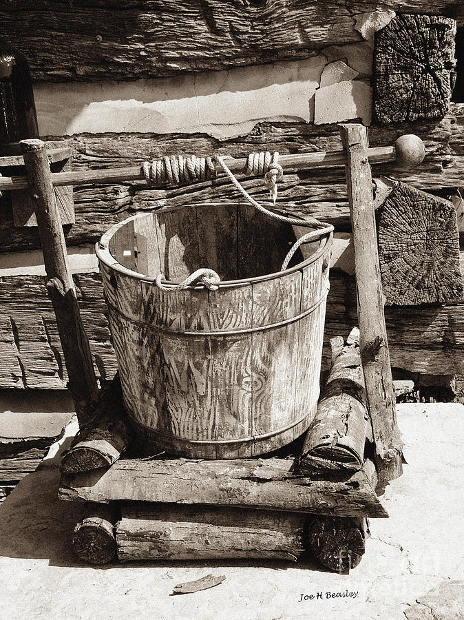Farm Photograph - Well Bucket by   Joe Beasley
