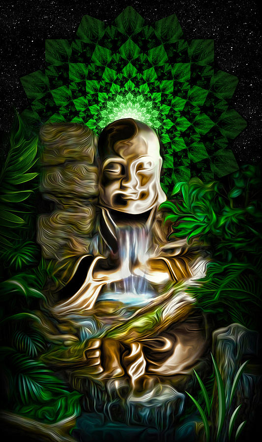 Well of the Heart Digital Art by Jalai Lama