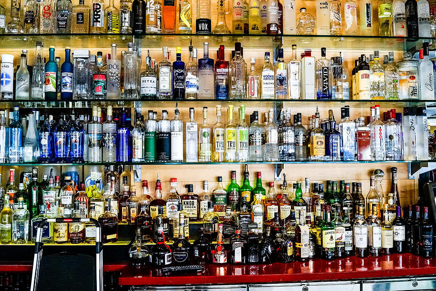 Well Stocked Bar Photograph by Ben Graham