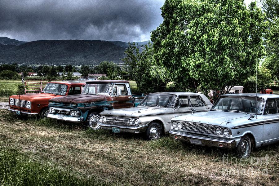Well Used Cars for sale Photograph by Bob Hislop