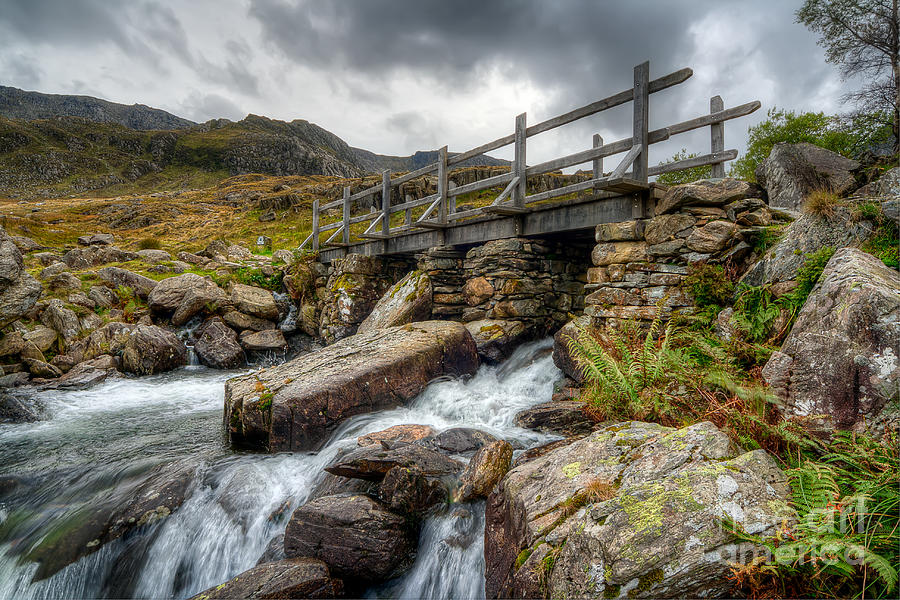 Mountain Photograph - Welsh Bridge by Adrian Evans