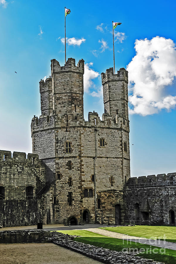 Castle Photograph - Welsh Castle by Elvis Vaughn