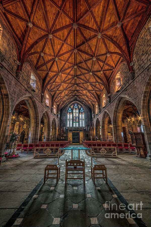 Architecture Photograph - Welsh Cathedral  by Adrian Evans