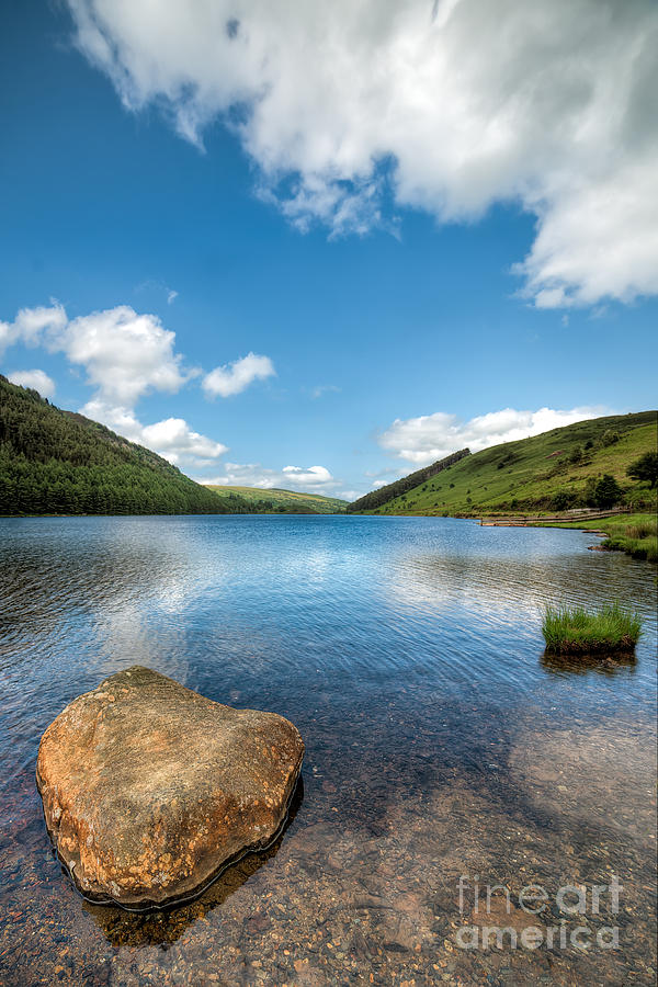 Summer Photograph - Welsh Lake by Adrian Evans