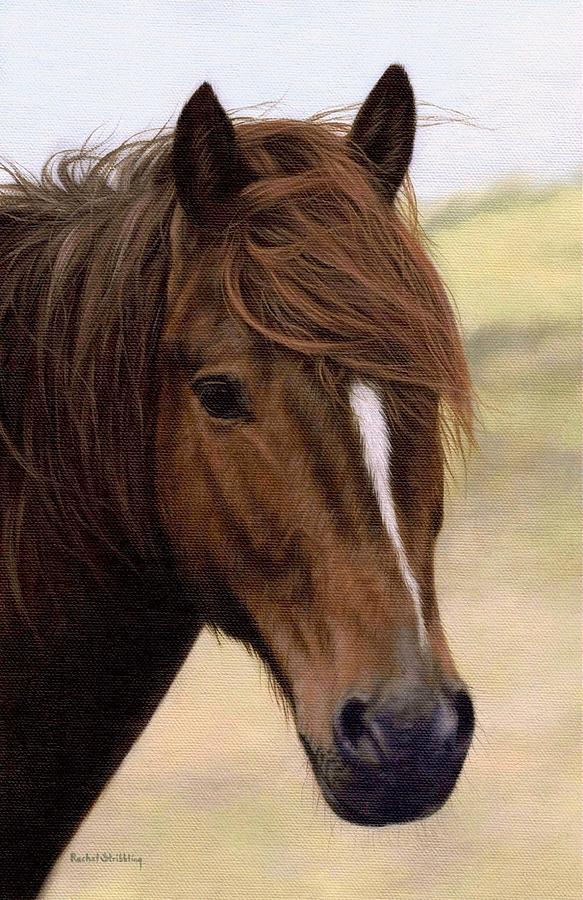 Welsh Pony Painting Painting by Rachel Stribbling