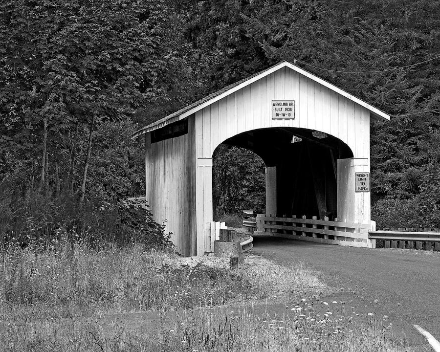 Wendling Covered Bridge Photograph by Chris Anderson