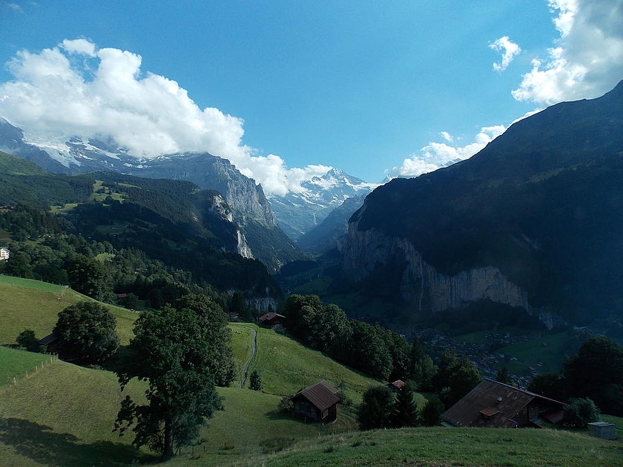 Wengen View of the Alps Photograph by Nina Kindred